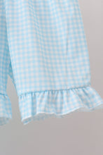 Green house floral Ruffle Shorts Set