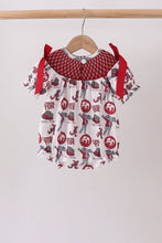 Maroon Alabama Smocked Bubble