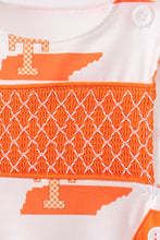 Orange Tennessee Smocked Jon Jon