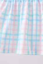 Pink Crocodile Smocked Gingham Bloomer Set