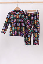 Black princess bamboo pajama set
