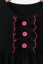 Black princess bamboo dress
