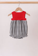 Red Georgia Applique Gingham Bubble