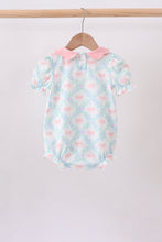 Pink Floral Bow Print Bubble