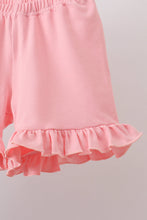 Green Floral Smocked Ruffle Shorts Set - ARIA KIDS