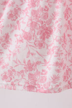 Pink Floral Smocked Dress - ARIA KIDS