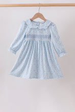 Lavender Floral Smocked Dress