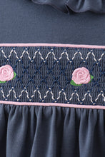 Garden Rose Smocked Ruffle Pants Set
