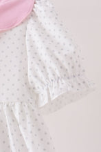 Pink Prayer Embroidery Dress - ARIA KIDS