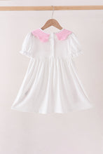 Pink Prayer Embroidery Dress - ARIA KIDS