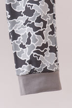 Grey Camouflage Jogger Set