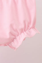Pink Mallard Applique Gingham Bloomer Set