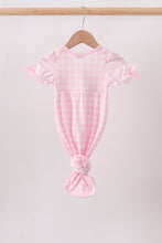 Pink Mallard Embroidery Gown