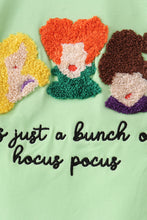 Green Hocus pocus french knot pants set - ARIA KIDS