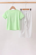 Green Hocus pocus french knot pants set - ARIA KIDS