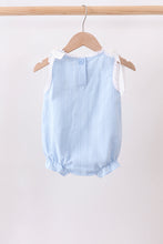 Blue Jacquard Lace Bubble