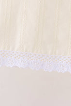 Beige Jacquard Bloomer Set - ARIA KIDS
