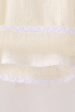 Beige Jacquard Bloomer Set - ARIA KIDS