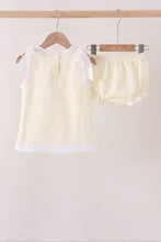 Beige Jacquard Bloomer Set - ARIA KIDS