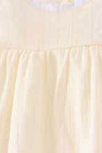 Beige Jacquard Lace Dress - ARIA KIDS