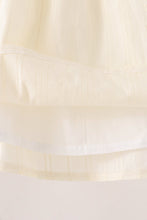 Beige Jacquard Lace Dress - ARIA KIDS