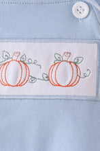 Blue Pumpkin Embroidery Bubble