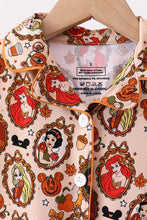 Orange princess bamboo pajama set - ARIA KIDS
