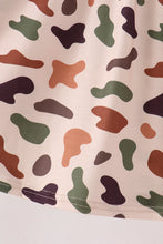 Camouflage Pumpkin Embroidery Ruffle Dress - ARIA KIDS