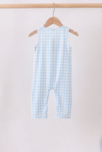 Blue Smocked Gingham Jon Jon