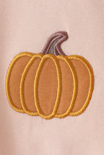 Pumpkin Embroidery Shorts Set