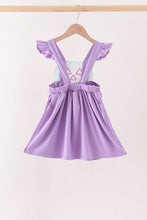 Purple Jack-O-Lantern Applique Ruffle Dress - ARIA KIDS