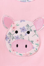 Pink Piggy Applique Bloomer Set