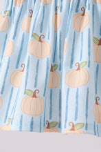 Gray Pumpkin Ruffle Shorts Set