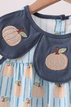 Blue Pumpkin Embroidery Ruffle Pants Set