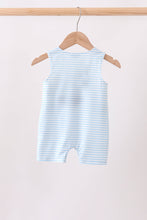 Blue Stripe Football French Knot Jon Jon