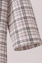 Oat Olive Plaid Button Shirt - ARIA KIDS