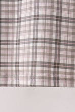 Oat Olive Plaid Button Shirt - ARIA KIDS
