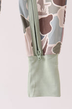 Camouflage Hunting Bamboo Zipper Romper