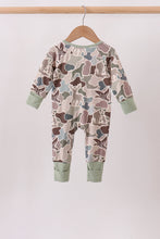 Camouflage Hunting Bamboo Zipper Romper