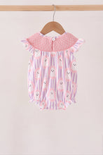 Purple Ghost Smocked Ruffle Bubble