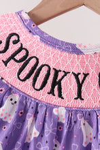 Purple Spooky Cute Smocked Dress