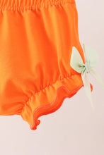 Green Pumpkin Smocked Bloomer Set - ARIA KIDS