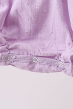 Purple Candy Smocked Bubble