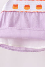 Purple Candy Smocked Bloomer Set