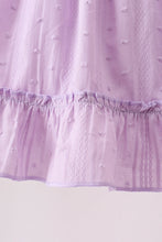 Purple Candy Smocked Ruffle Shorts Set