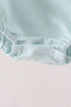 Blue Puppy Pumpkin Embroidery Bubble