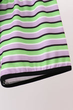 Black witch embroidery stripe shorts set - ARIA KIDS