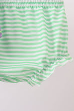 Purple witch applique stripe bloomer set - ARIA KIDS