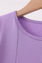 Purple witch applique dress - ARIA KIDS