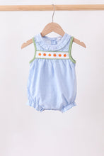 Blue Pumpkin Embroidery jacquard Ruffle Bubble
